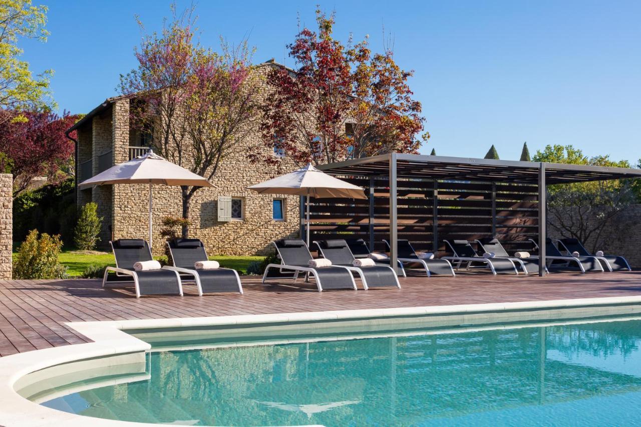 Hotel Carcarille Restaurant Le C Gordes Exteriör bild
