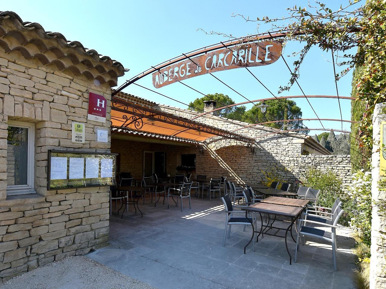 Hotel Carcarille Restaurant Le C Gordes Exteriör bild