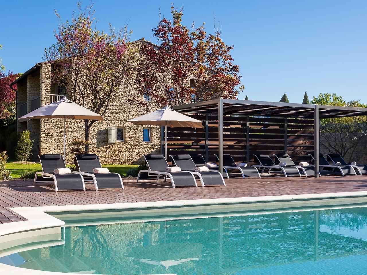 Hotel Carcarille Restaurant Le C Gordes Exteriör bild