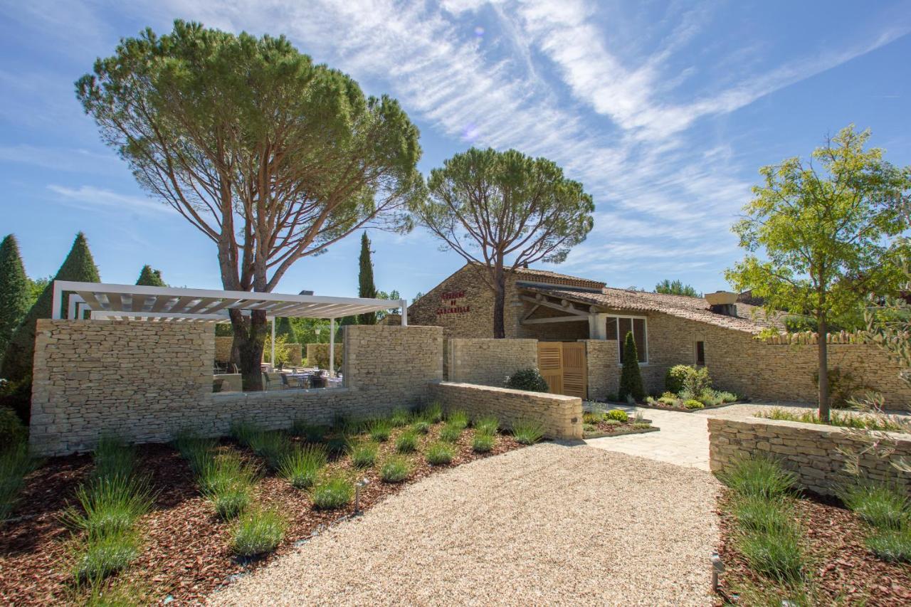 Hotel Carcarille Restaurant Le C Gordes Exteriör bild